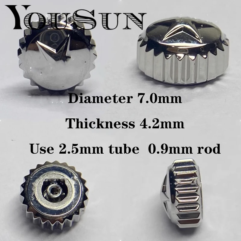 Per Zenith Watch Head Crown 7.0Mm Di Spessore 4.2Mm Accessori Per Orologi
