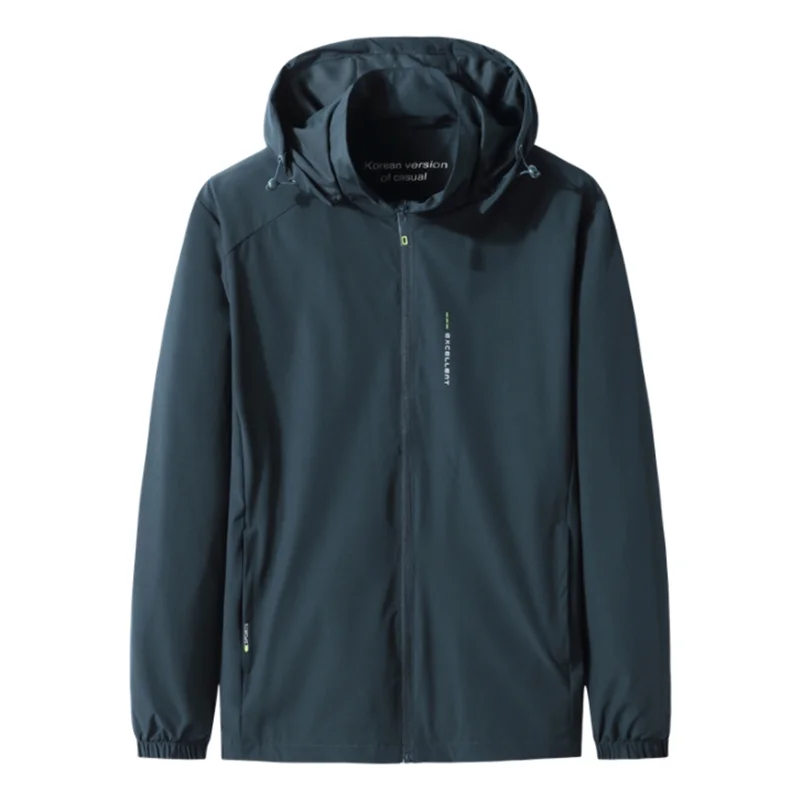 

Sports Breathable Leisure Hooded Men's Coat Can Take Off The Hat Spring and Autumn Brand Fashion City Handsome Men's Large Size