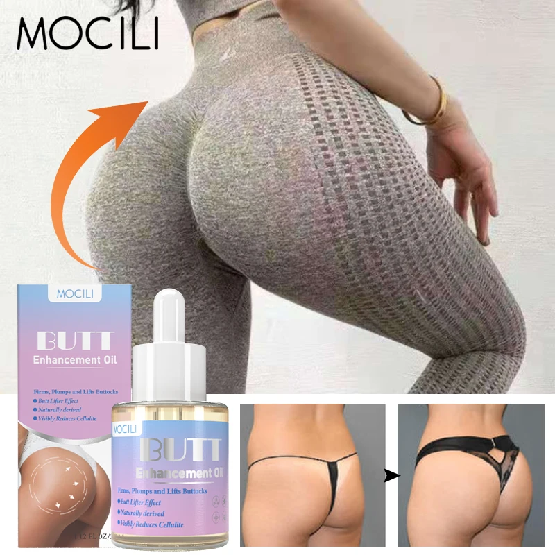 Butt Enhancement Oil Massage Oil Effective Butt Enlargement Massage Oil Deep Nourishment Firms Plumps Lifts Buttocks 32ml