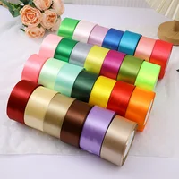 25yards/roll 4cm Ribbon Available in multiple colors Wedding Party Decorative Gift Box bouquet Wrapping Belt DIY Handmade Crafts