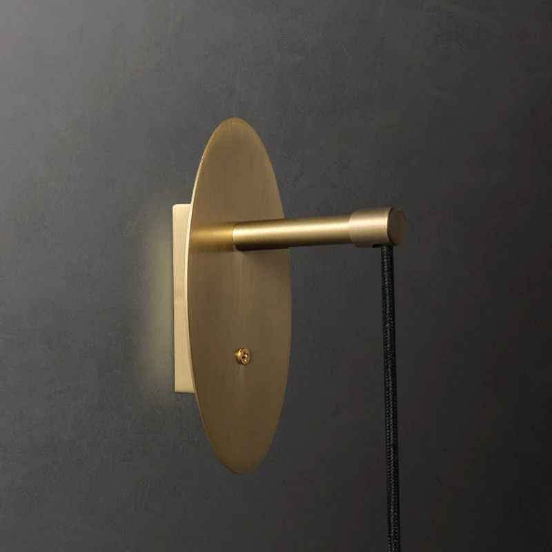 Postmodern Crystal Led Wall Light Copper Staircase Bedroom Bedside Living Room Background Wall Lamp 6