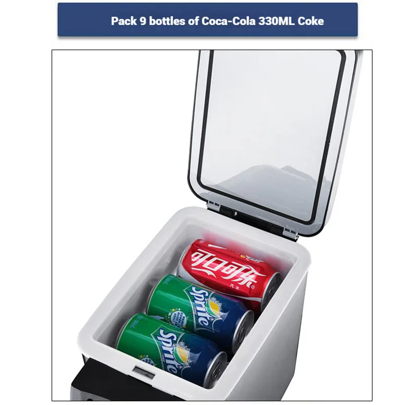2026 6L 8L Small Car Refrigerator for Home And Camping Summer Cool/Frozen Drinks 12V Car/24V Truck Universal Portable Fridge 3