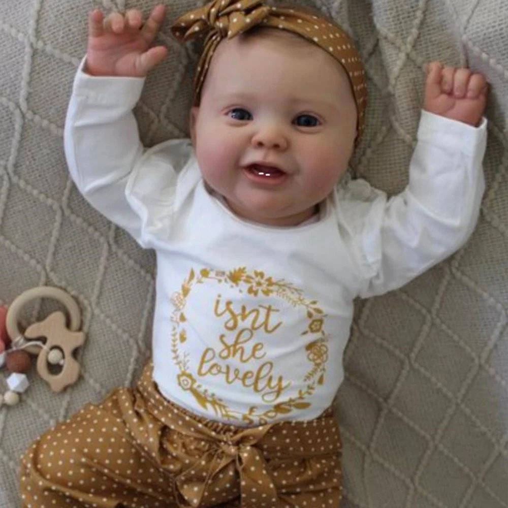 24inch Silicone Baby Reborn Kodi 3D Paint Skin With Vascular Vein 60cm