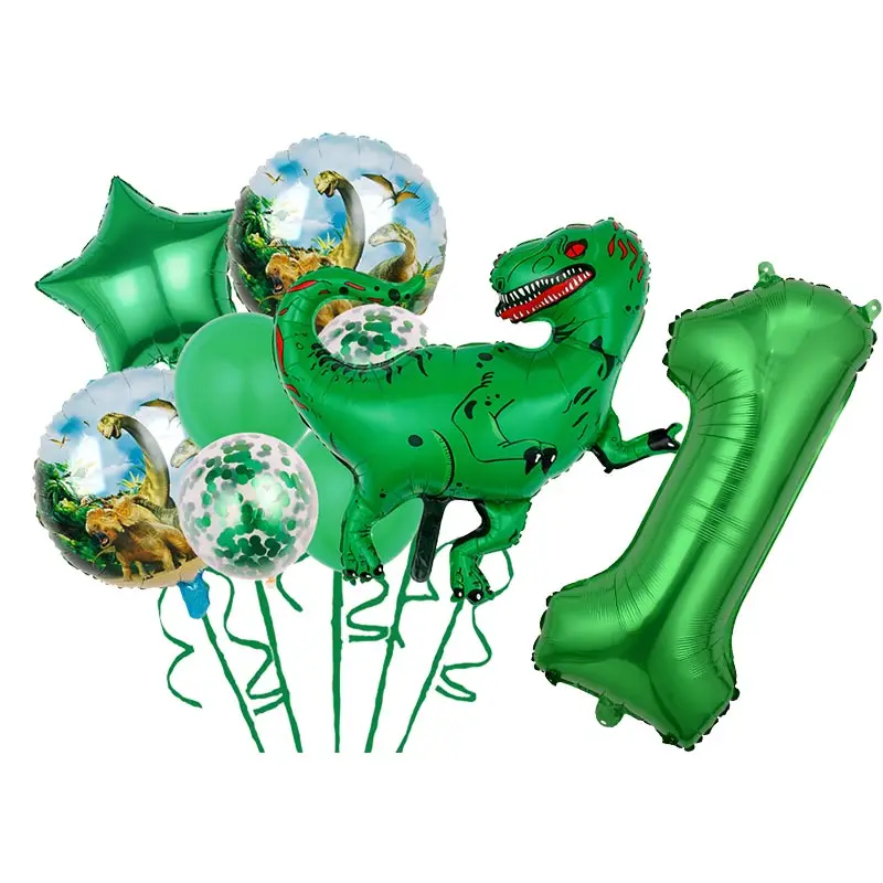 Dinosaurier Ballon Geburtstag Dekoration Anzahl Ballon Set Dinosaurier Cartoon Tier Geburtstag Dekoration Party Supplies für Kinder – Detail 11