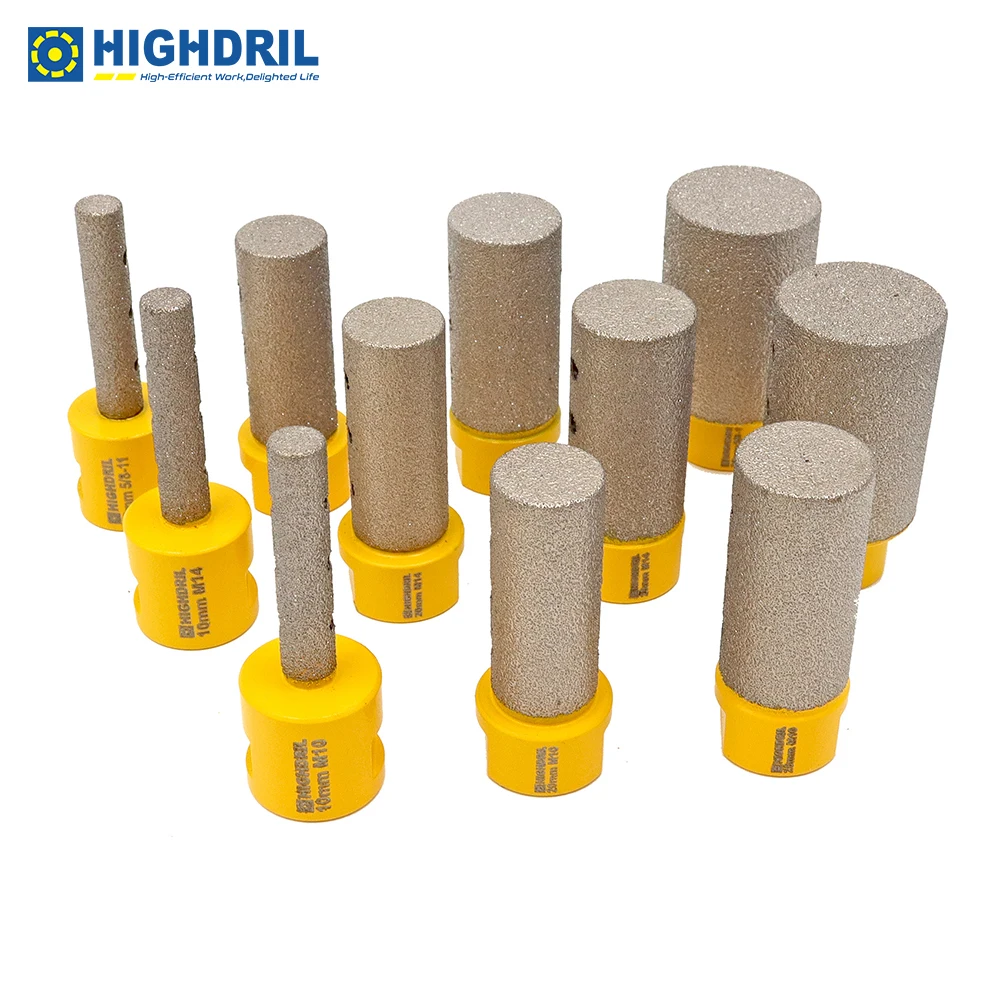 HIGHDRIL Drilling Finger Millling Bit Hole saw Diamond Chamfer Bit Milling Bits For Shaping Hole Porcelain Ceramic Marble Tile