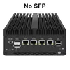 New 12th Gen Solid Firewall Appliance Intel Pentium Gold 8505 10G/1G SFP 4*2.5G RJ45 LAN 2*DDR5 NVMe Mini PC Proxmox ESXi Server 2