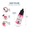 Foreverlily 24PCS Acrylic Paint Ink Set Airbrush Spray Nail Art Inks Water Pigment for Painting Nail Art Tool 10ml 6