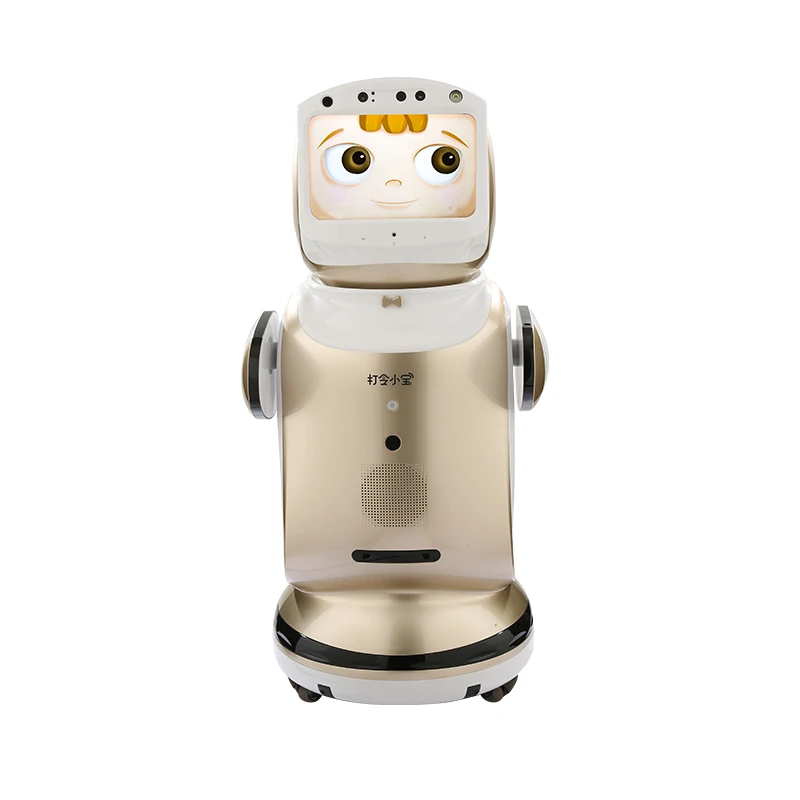 Large intelligent robot accompanies the elderly to talk, chat, walk, teach early, learn machine, make Xiaobao housekeeper 4