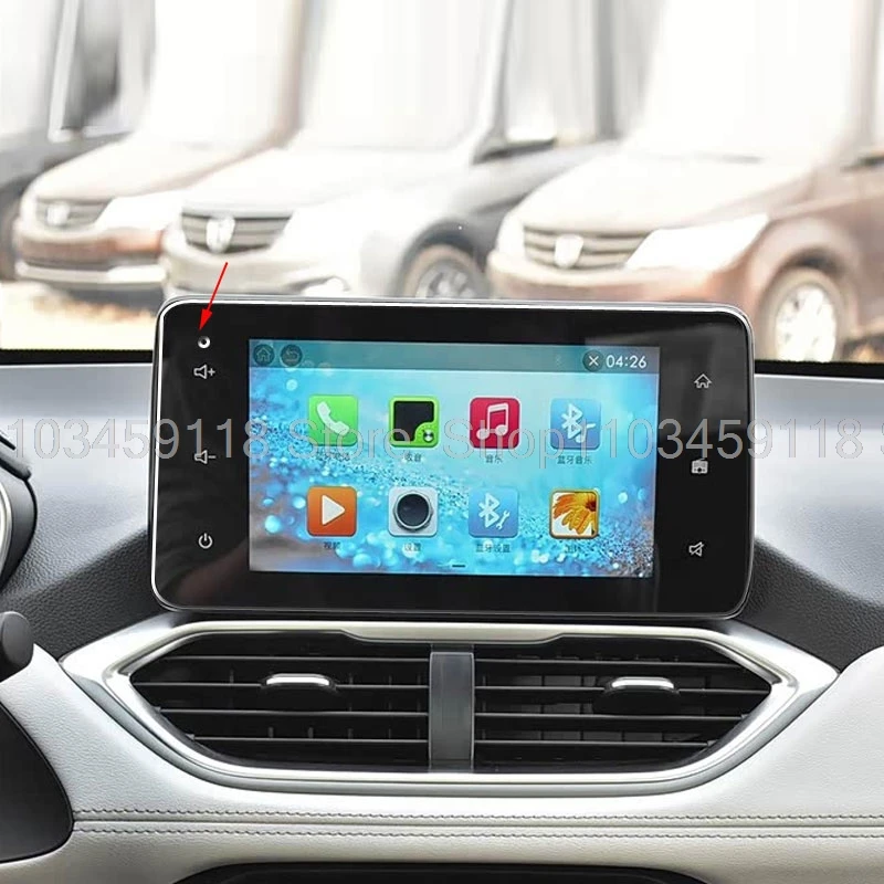 Displayschutzfolie aus gehärtetem Glas für Chevrolet Groove 2022 2023, 20,3 cm, Autoradio, GPS-Navigation, kratzfest – Detail 1