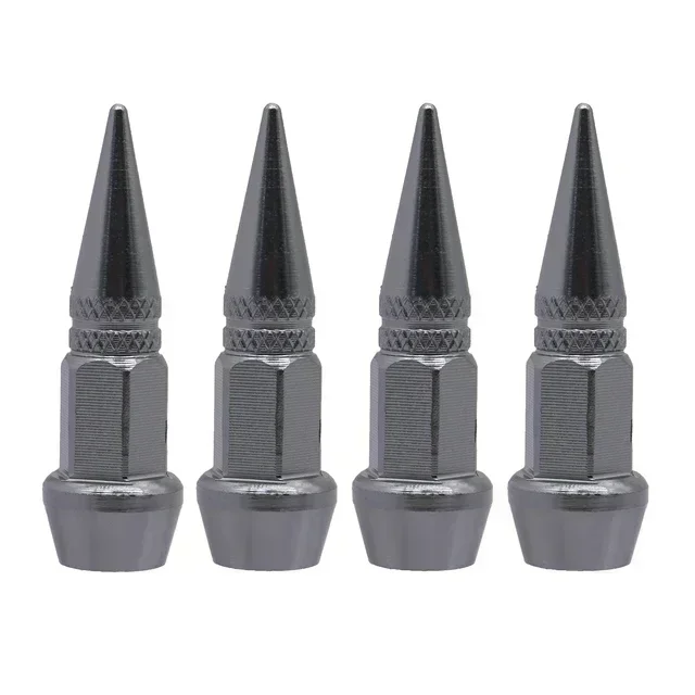 Universal Airtight Tire Valve Caps - Set of 4 for Cars, Motorcycles, and Bikes