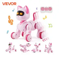 VEVOR Intelligent Remote Control Robot Cat Electronic Stunt Voice Command Programmable Touch-sense Music Song Children's Toys 1