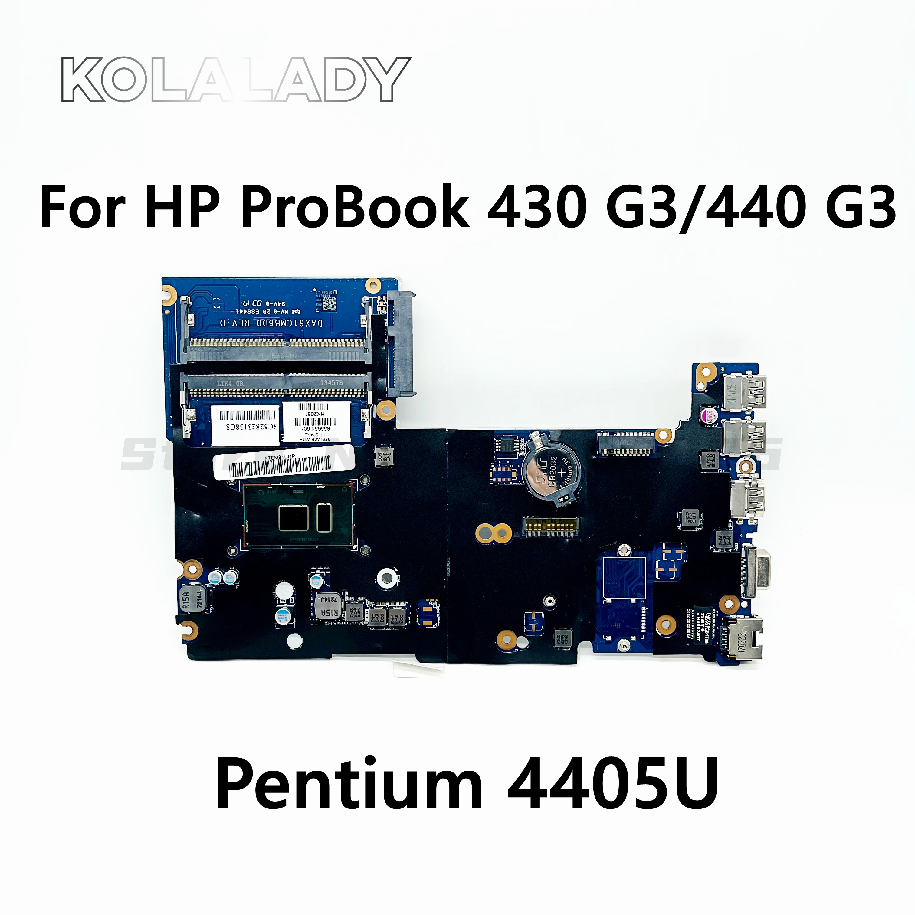Carte mère pour ASUS R702 X705 Pentium 4405U DISCRETE