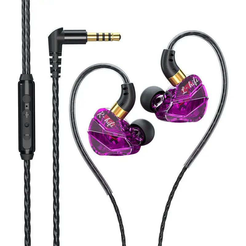 Cuffie Sportive 3.5Mm In-Ear Wire Control Auricolare Con Microfono Hifi Sound Music Headset Per La Corsa