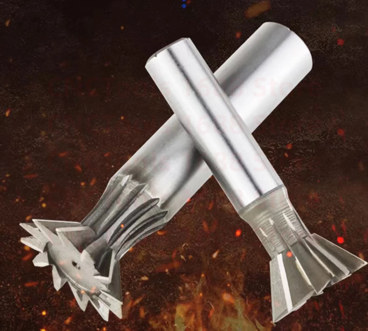 

HSS Dovetail Cutter 45 55 60 Degree 8mm 16mm 25mm Dovetail End Mill High Speed Steel WeissNat
