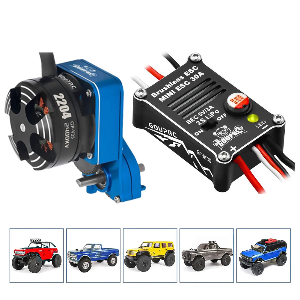 Kit Moteur ESC Pédales RC 1/10 - 46.79€ - Expédié Chine