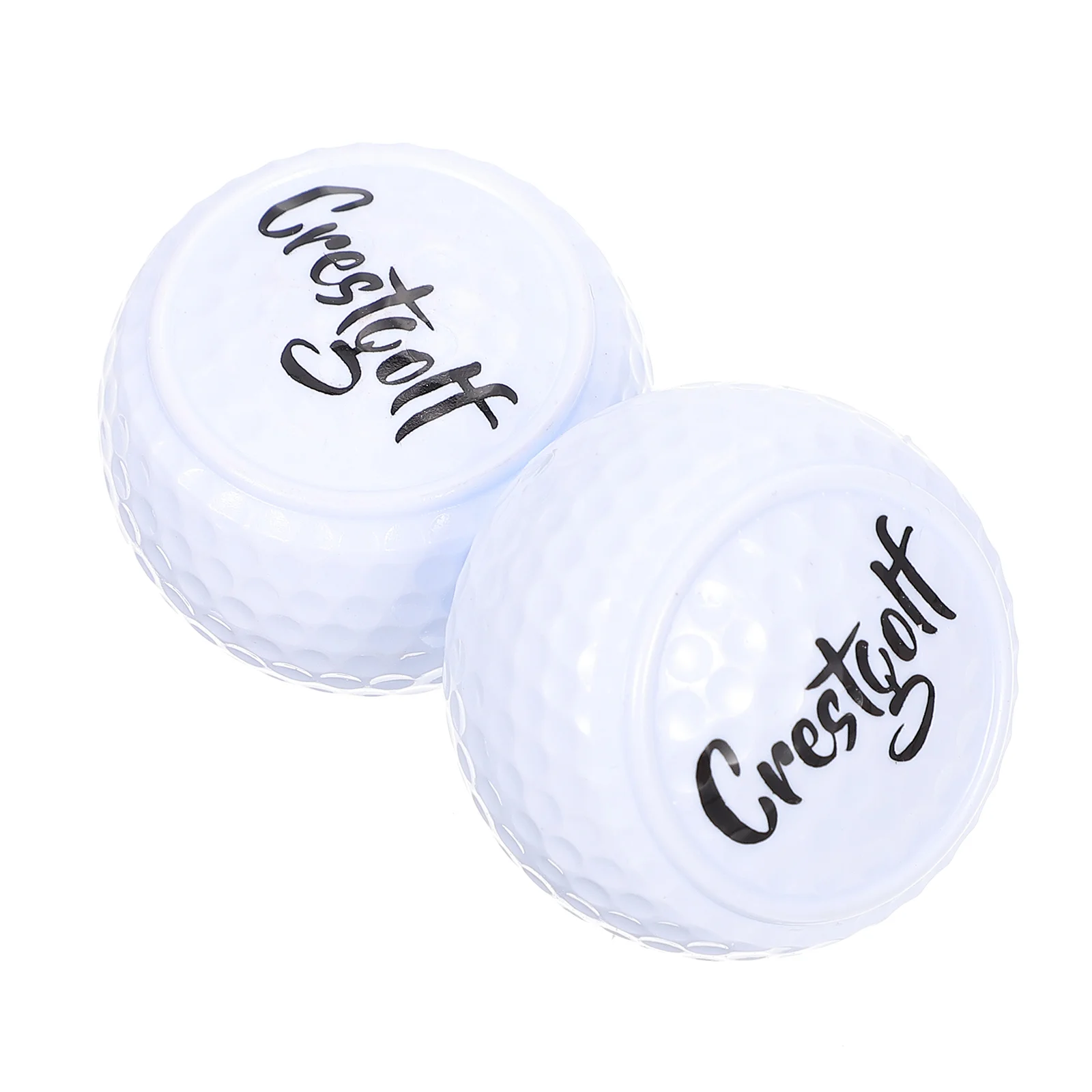 

Lightweight Putting Practice Flat Golf Training Balls Synthetic Rubber Flat Golfing Balls for Training Training Golf Supply