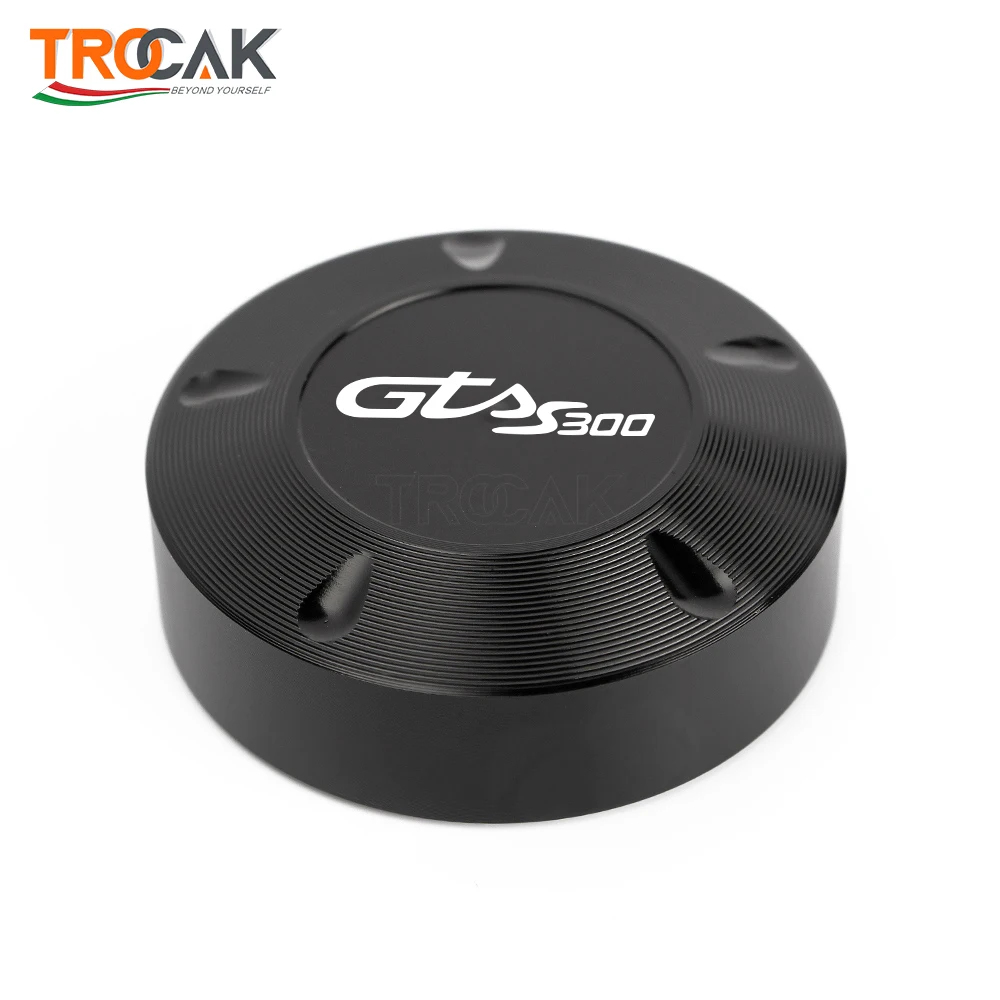 피아지오 GTS GTV LX 프리마베라 스프린트 125 150 250 300 300ie 스쿠터 오토바이용 범용 CNC 가스 연료 탱크 필러 오일 캡 커버