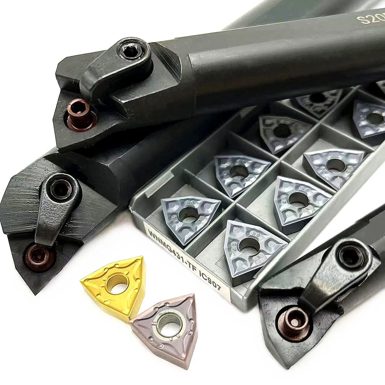 

WNMG080404 Carbide insert External Turning Tool For Internal Turning Holder S16Q S20R S25S MWLNR08 Turning insert WNMG080404