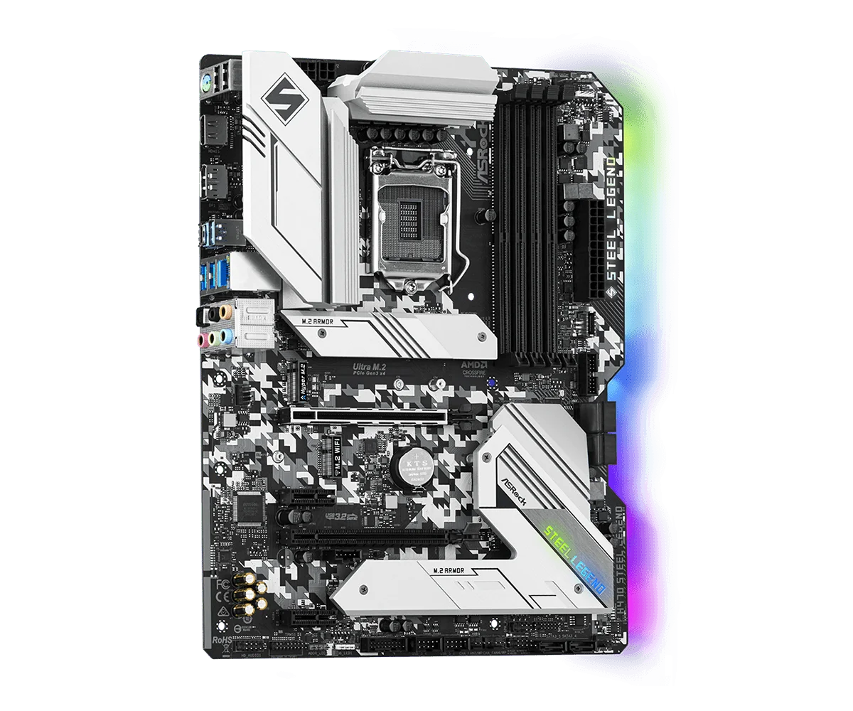 ASRock H470 STEEL LEGEND マザーボード intel ASRock H470 Steel Legend Motherboard Intel H470 LGA 1200