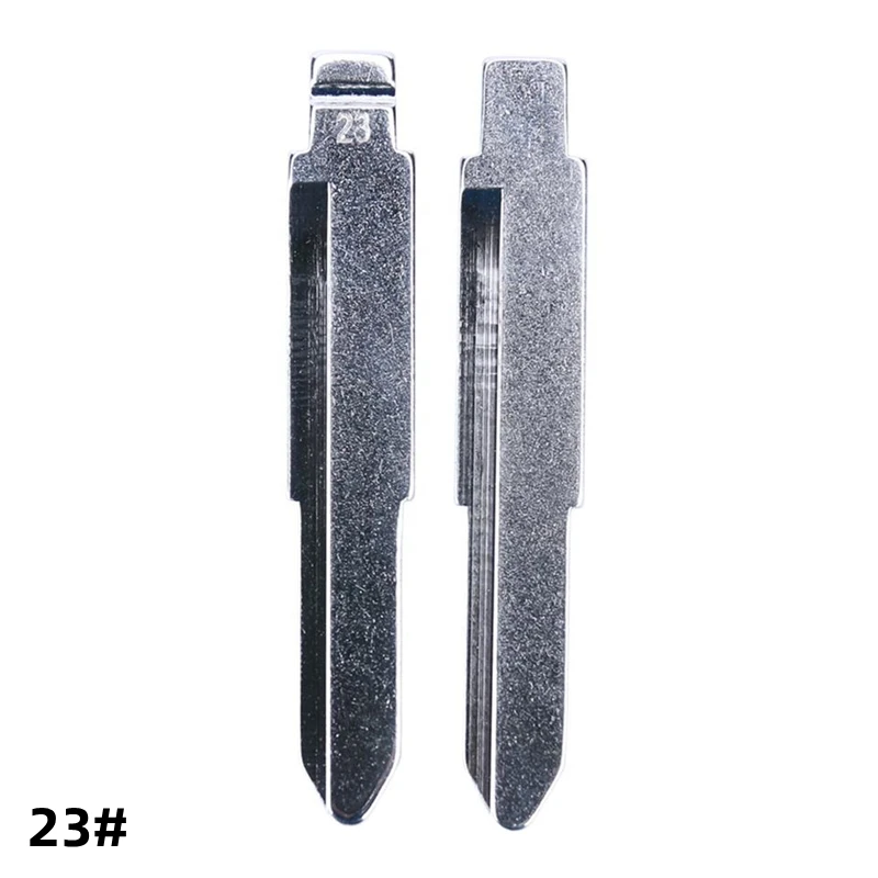 

XIEAILI OEM 50 шт. 23 # металлический необработанный флип KD полотно дистанционного ключа для Suzuki Alto Mid слот