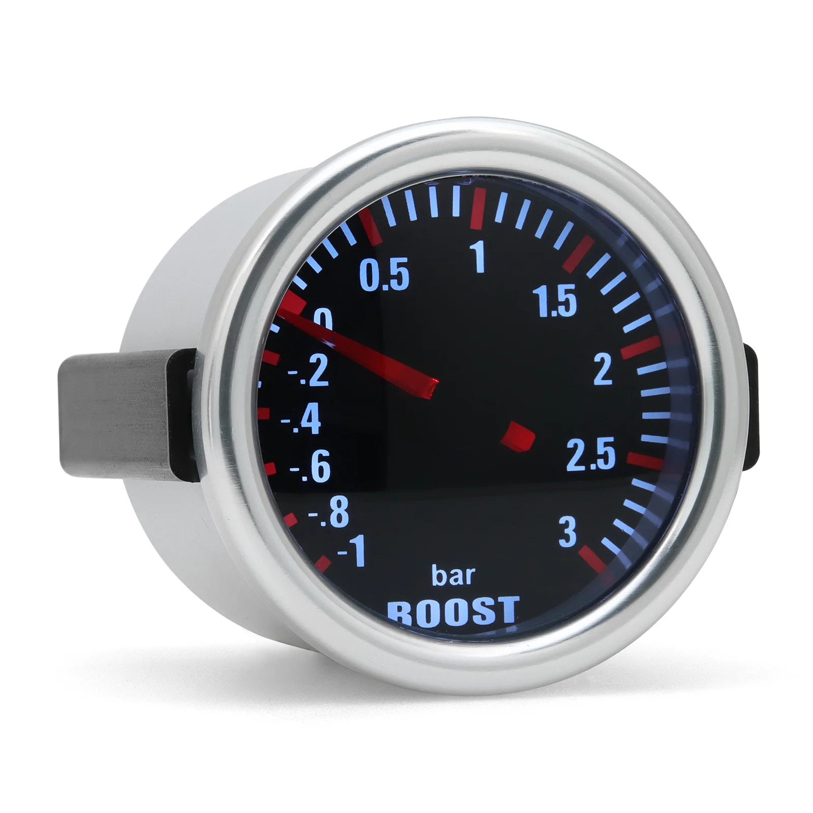 2'' 52mm Universal Car Gauge 3 Bar Boost Gauge Mechanical Boost Meter With LED B