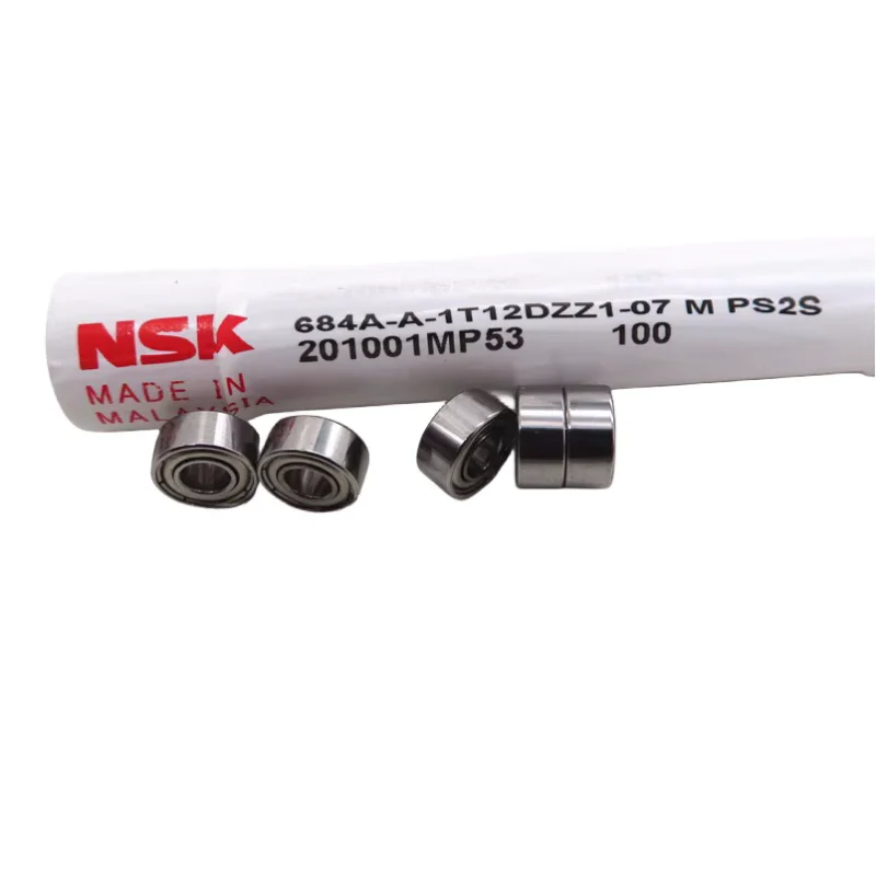 20pcs/100pcs original NSK bearing 684ZZ 4*9*4mm L-940ZZ high speed miniature ball bearings 684 684Z 940 4x9x4 mm