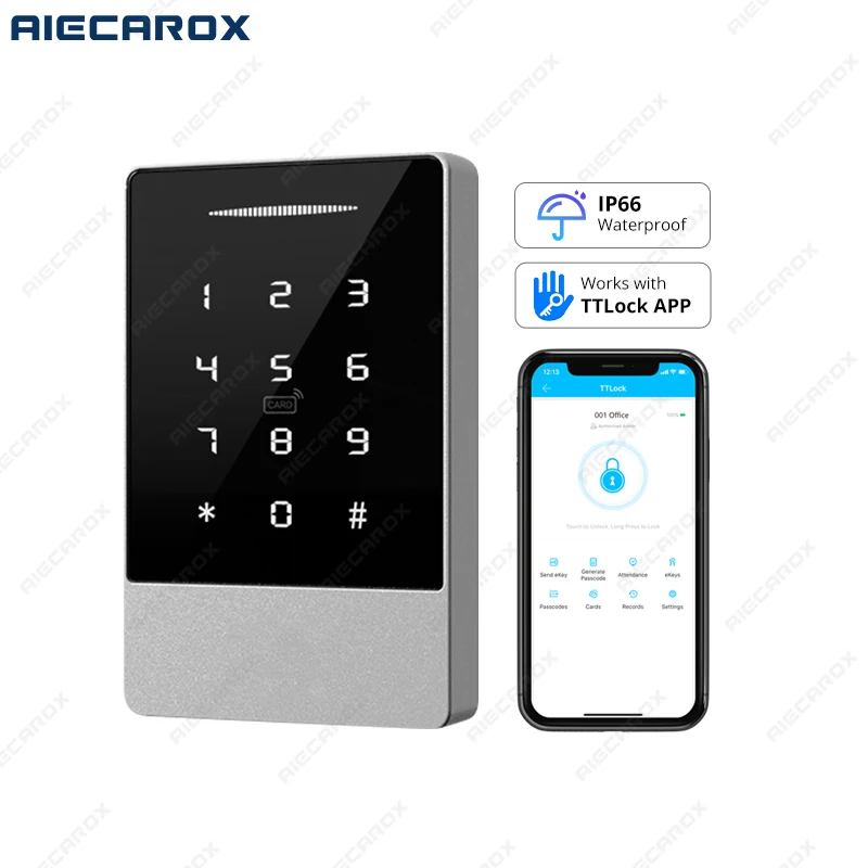 

Система управления доступом к смартфону TTlock, 13,56 МГц, Rfid, Ip67