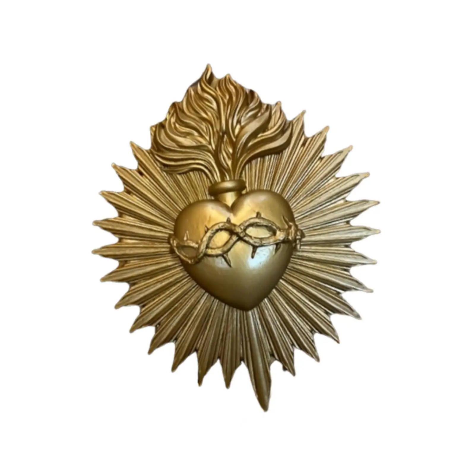 Gothic Statue Decorative Art Heart Gothic Wall Plaque Wall Hanging Sculpture for Hotel Home Living Room Entrance Decoration Gothic Statue Decorative Art Heart Gothic Wall Plaque Wall Hanging Sculpture for Hotel Home Living Room Entrance Decoration