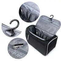 Trousse de maquillage grande capacité pour femmes, trousse de toilette de voyage, trousse à cosmétiques 4