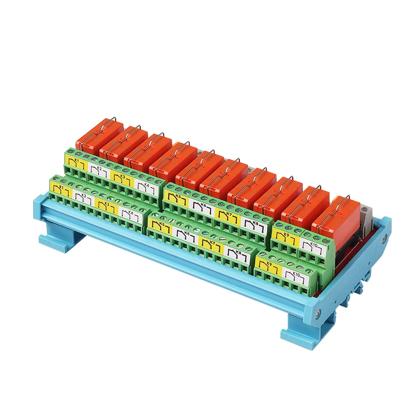 

10-канальный релейный модуль 2NO 2NC двойной группы 8A /24V для детской платы