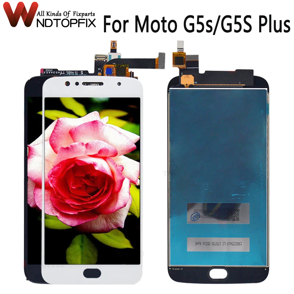 

5.2" For Motorola Moto G5S LCD XT1794 Display Touch Screen Digitizer Assemble For Moto G5S Plus LCD Xt1805 Screen With Tools