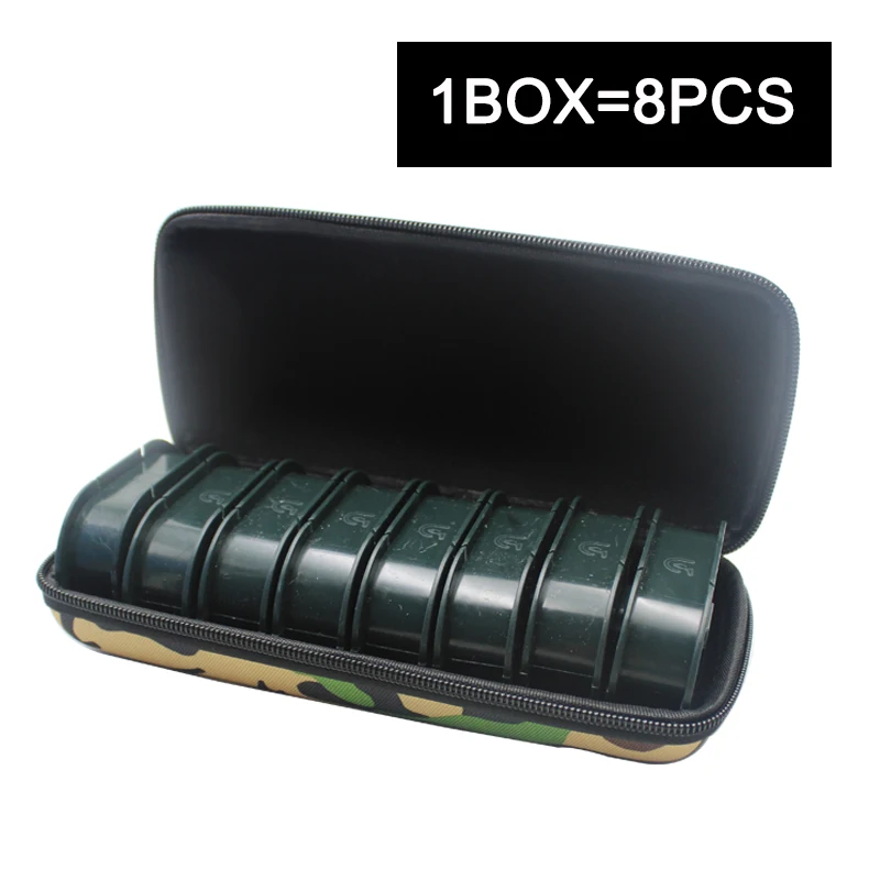 1Box Carp Fishing Line Leader Storage Case Box Plastic Slot To Fix Two Parts Hair Ronnie Zig Rig Carp FishingAccessories