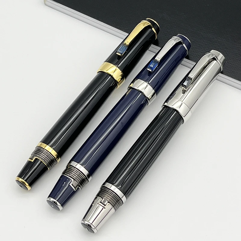 

Lan MB Limited Edition 14K Nib Retractable Fountain Pen Luxury Business Office Writing Ink Pens With Diamond And Serial Number