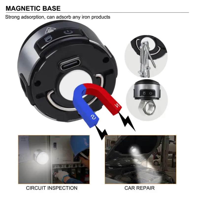 

Многофункциональная Рабочая лампа, Новый налобный фонарь XPG + COB с магнитным креплением, лампа для кемпинга, яркий фонарик для бега, ночной рыбалки