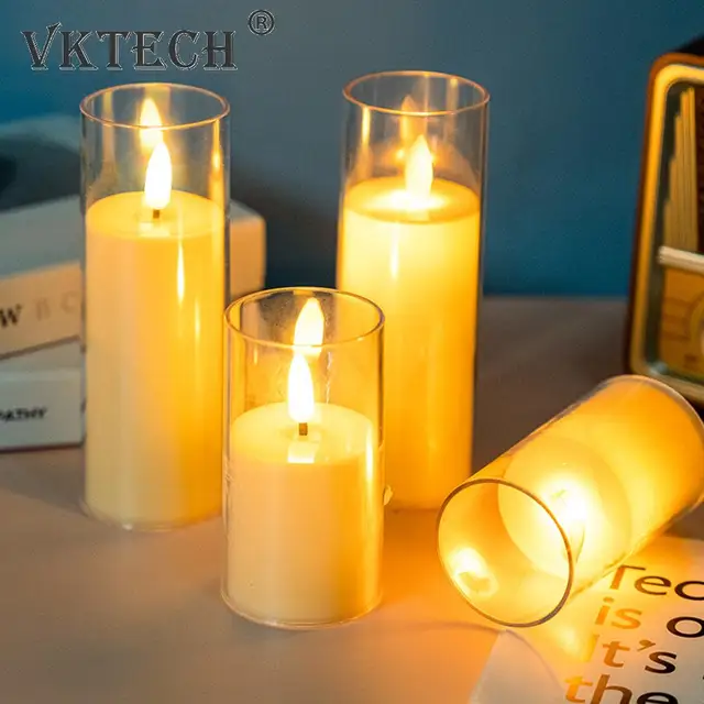 Láng Nélküli Villogó Led -Gyertyák Világos Tealight Akkumulátoros Gyertyák Lámpa Elektronikus Fogadalmi Esküvői Otthoni Dekoráció