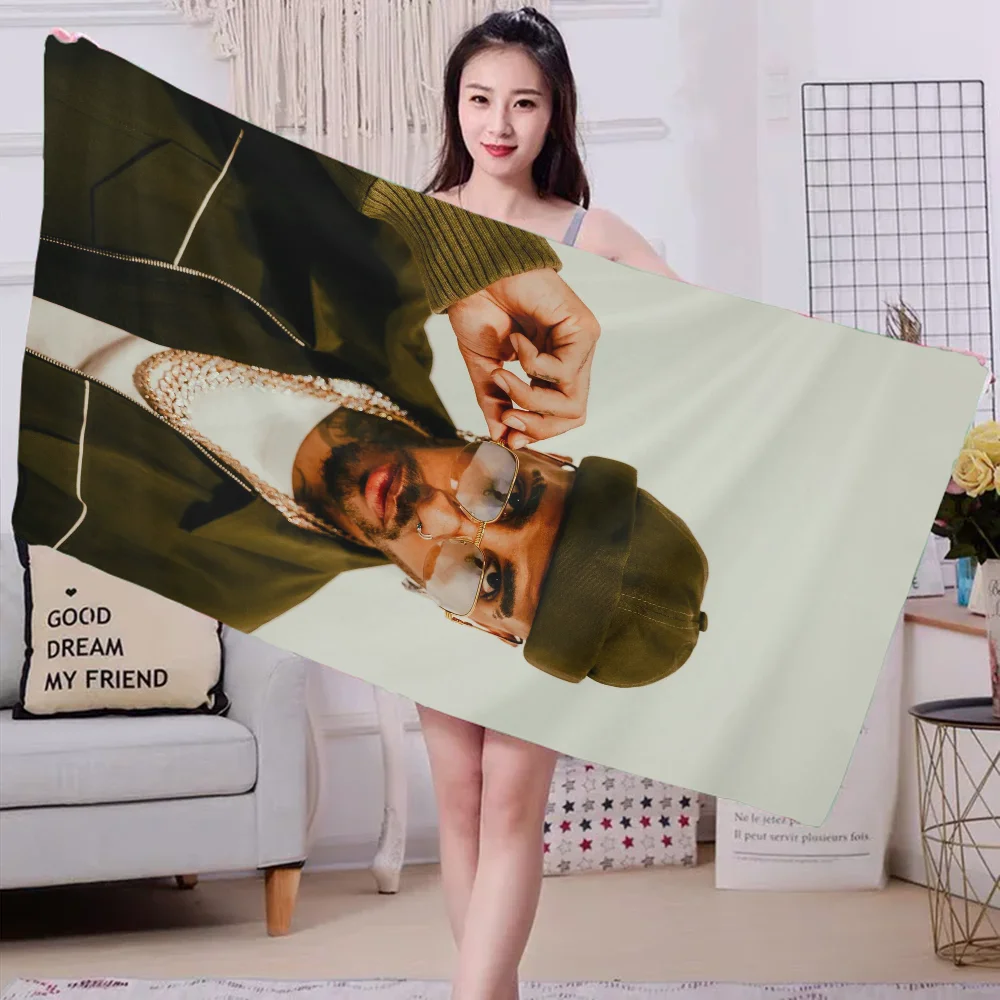 Singer Rauw Alejandro Towel Thickened Absorbent Bath Towel Soft Face Towel for Home 2