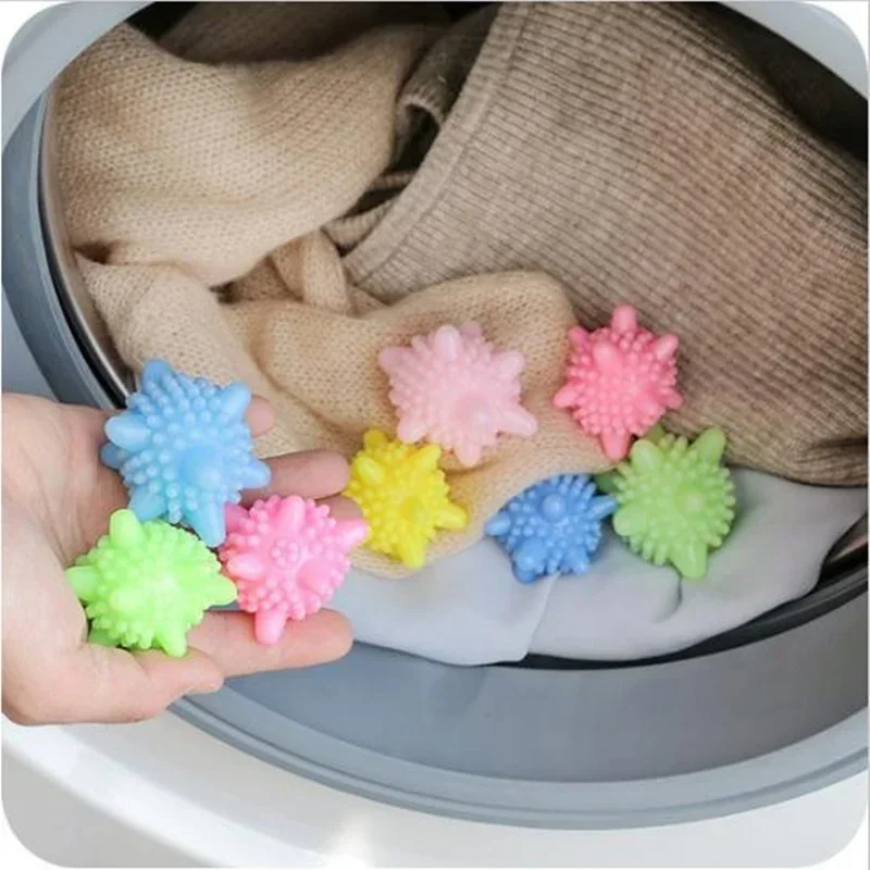 Laundry Ball Delysia King 10pcs Multicolor Decontamination Anti-Tangle Washing Machine Cleaning