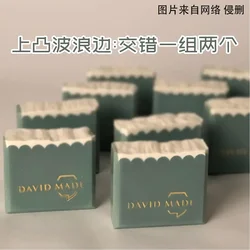 Handcrafted Sea Wave Soap Scraper and Shaping Tool for Creative Soap Designs (Upward wave width 6c)