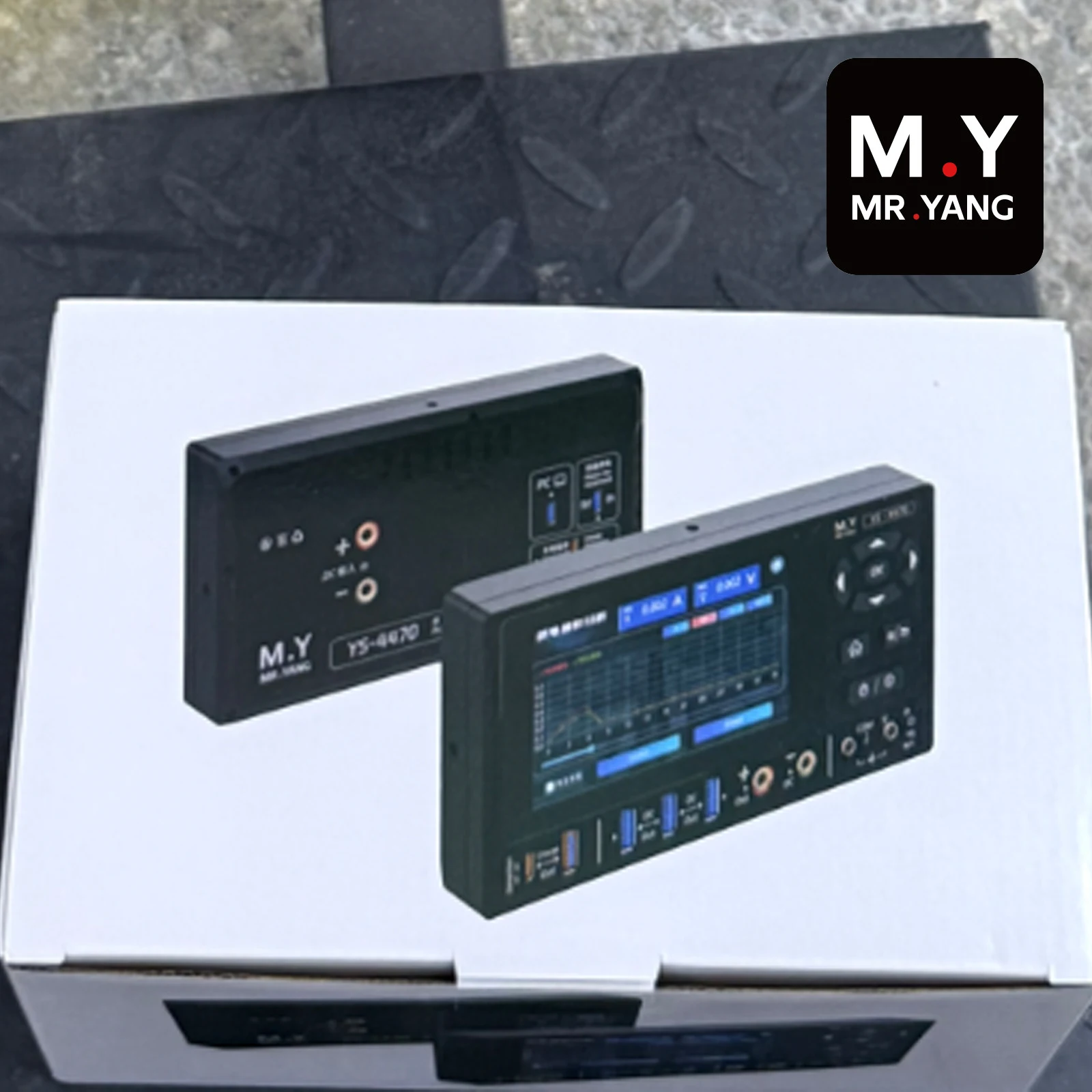 M.Y- YCS 디지털 멀티미터 정밀 전류계 AC DC 전압 전류 저항 테스터 휴대용 전기 수리용