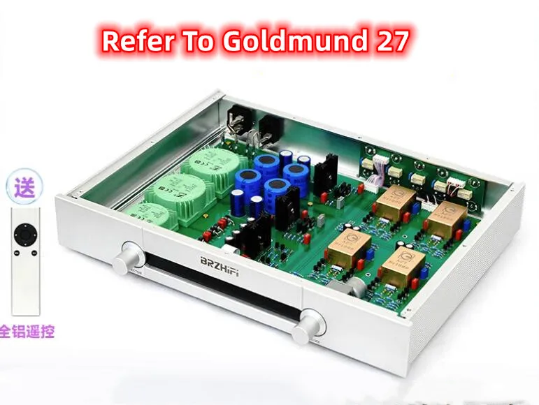 

Refer To Goldmund 27 HIFI Preamplifier with Remote Control High Reduction 4 Groups of Input Interface Audio Amplifier