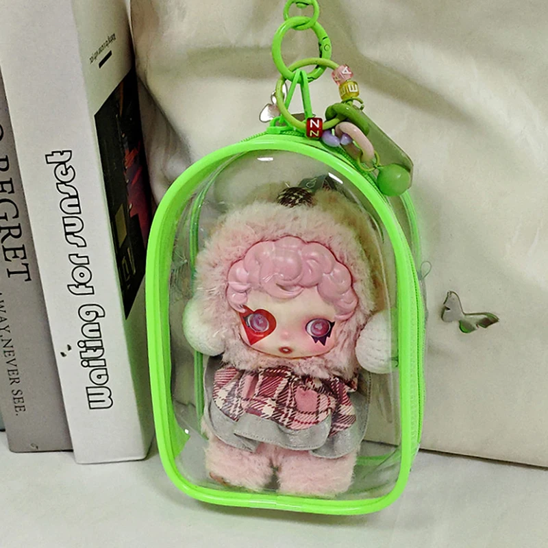 HUA HUA Babykleidung, transparent, staubdicht, 15 cm, Schutzhülle, Gehbeutel, Aufbewahrung, Vitrine HUA HUA – Detail 14