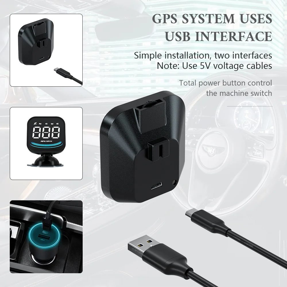 WYOBD GPS HUD ڵ ǻ ӵ ÷, HD   ,  ÷,    ǰ, G4