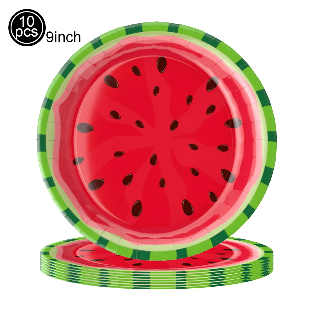 2 Tovaglie In Plastica Usa E Getta A Tema Anguria 130x221 Cm - Per Feste Estive, Compleanni, Baby Shower, Luau