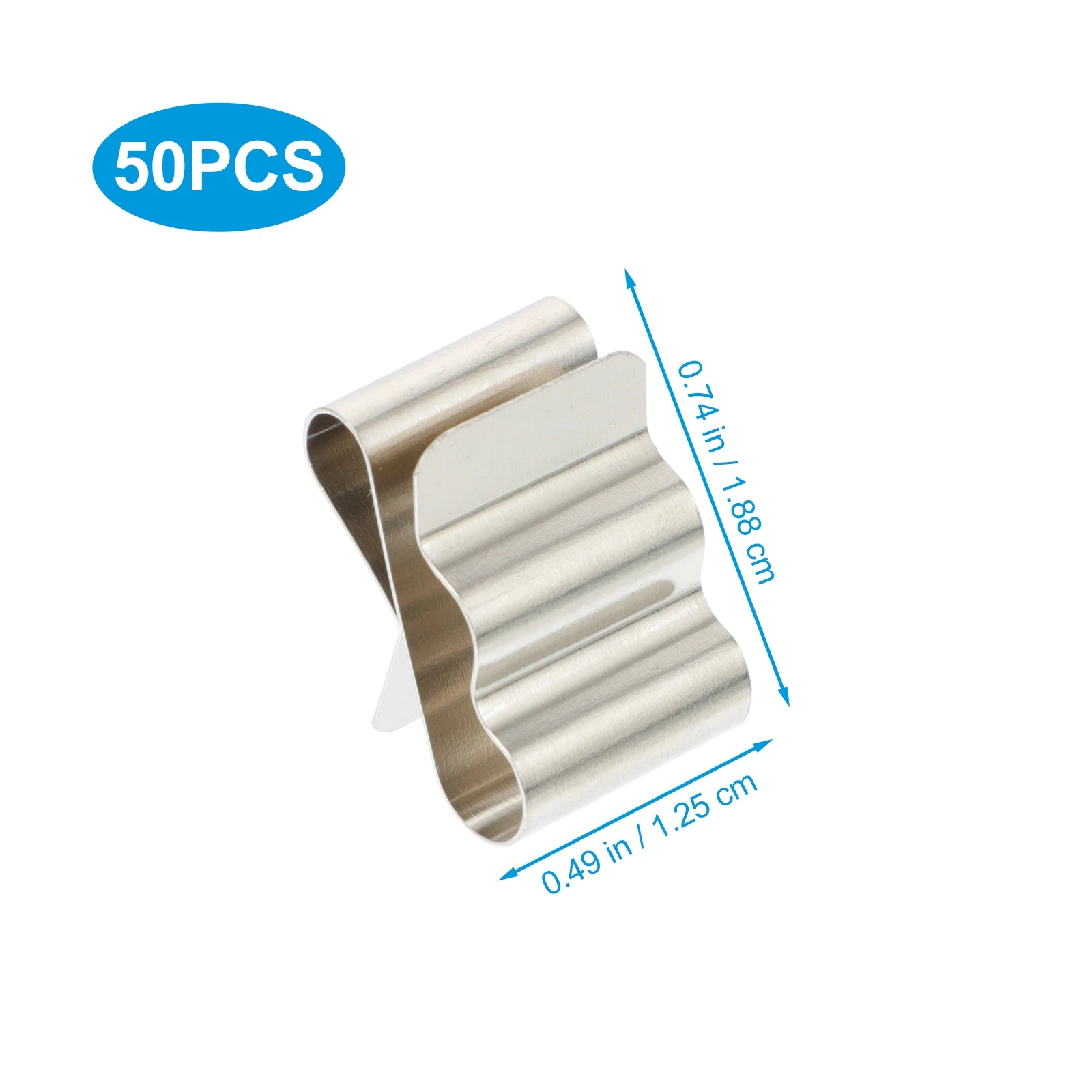 Cable Clip Cable Clamp 50pcs Spring Clamp Cable Clamp Solar Cable Wire Installation Fixing Clip Solar Panel Wire Clips Fix The Clip