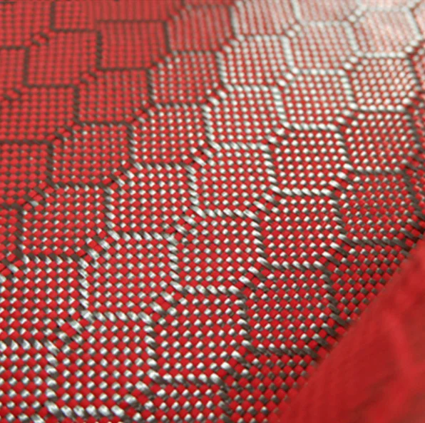 Enhanced Carbon Aramid Fiber Hybrid Fabric Cloth in Twill/Plain Weave Design