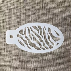 5.3*3inch Tiger Printed Face Body Paint Stencils for Painting Scrapbook Coloring Embossing Album Decorative Template