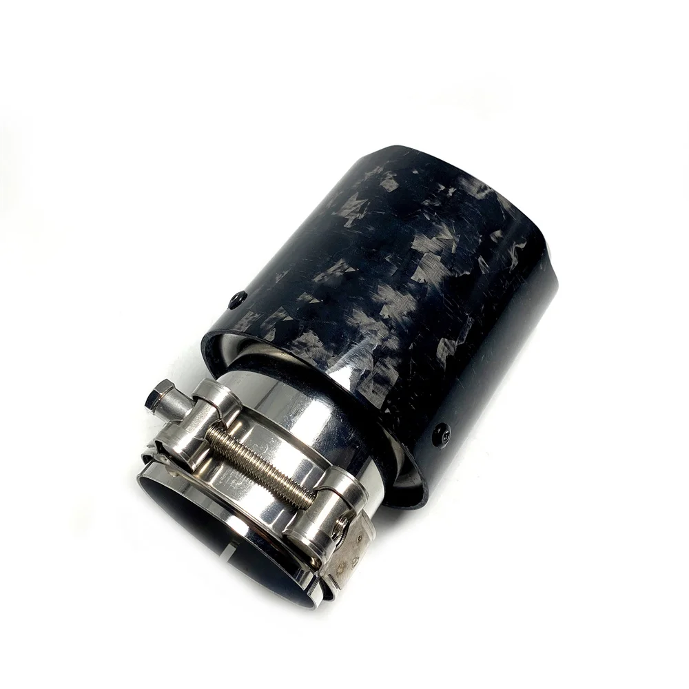 1Pcs 63mm 101mm ź  + η ƿ  ڵ remus   tailtip   bmw  ٰ  ڵ Ÿϸ
