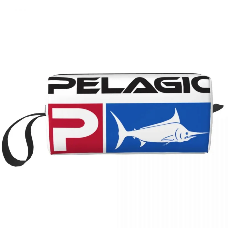 

Pelagic Fishing Makeup Bag Women Travel Cosmetic Organizer Kawaii Fisherman Fish Storage Toiletry Bags