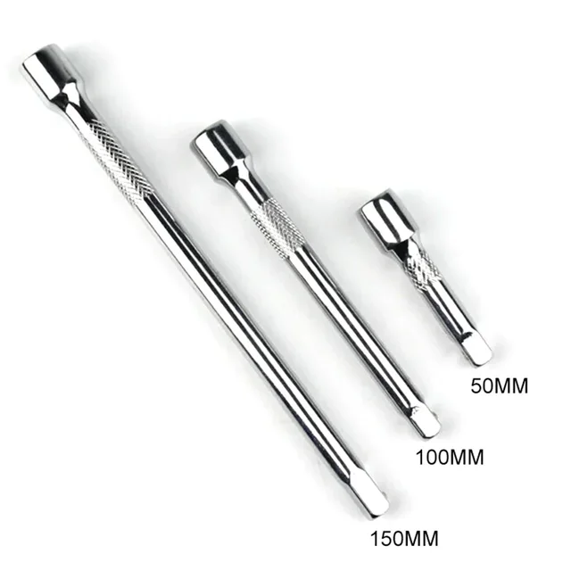 1Pc 50/100/150mm Long Extension Bar 1/4 Drive Ratchet Socket Extender Hand Tools Used With 1/4"(6.35mm)sleeve Rustproof 1Pc 50/100/150mm Long Extension Bar 1/4 Drive Ratchet Socket Extender Hand Tools Used With 1/4"(6.35mm)sleeve Rustproof