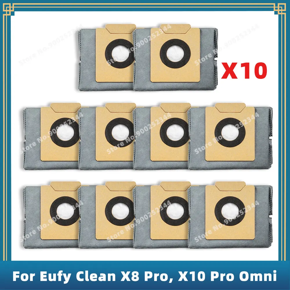 Bolsa de pó Compatível para Eufy Clean x8 Pro Ses X10 Pro Omni Substituição Peças de Reposição Acessórios